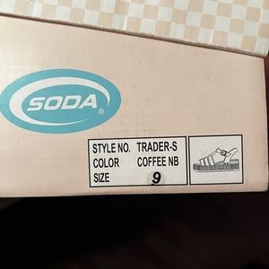 Soda size 9 sandals